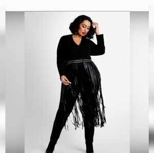 NWOT ASHLEY STEWART 18/20 Fringe Jumpsuit